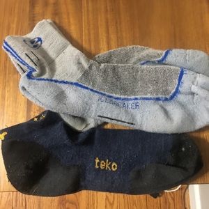 Men’s Icebreaker and Teko socks